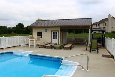 prefab pool house shed for sale near columbus ohio