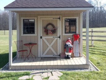 christmas theme shed shed ohio